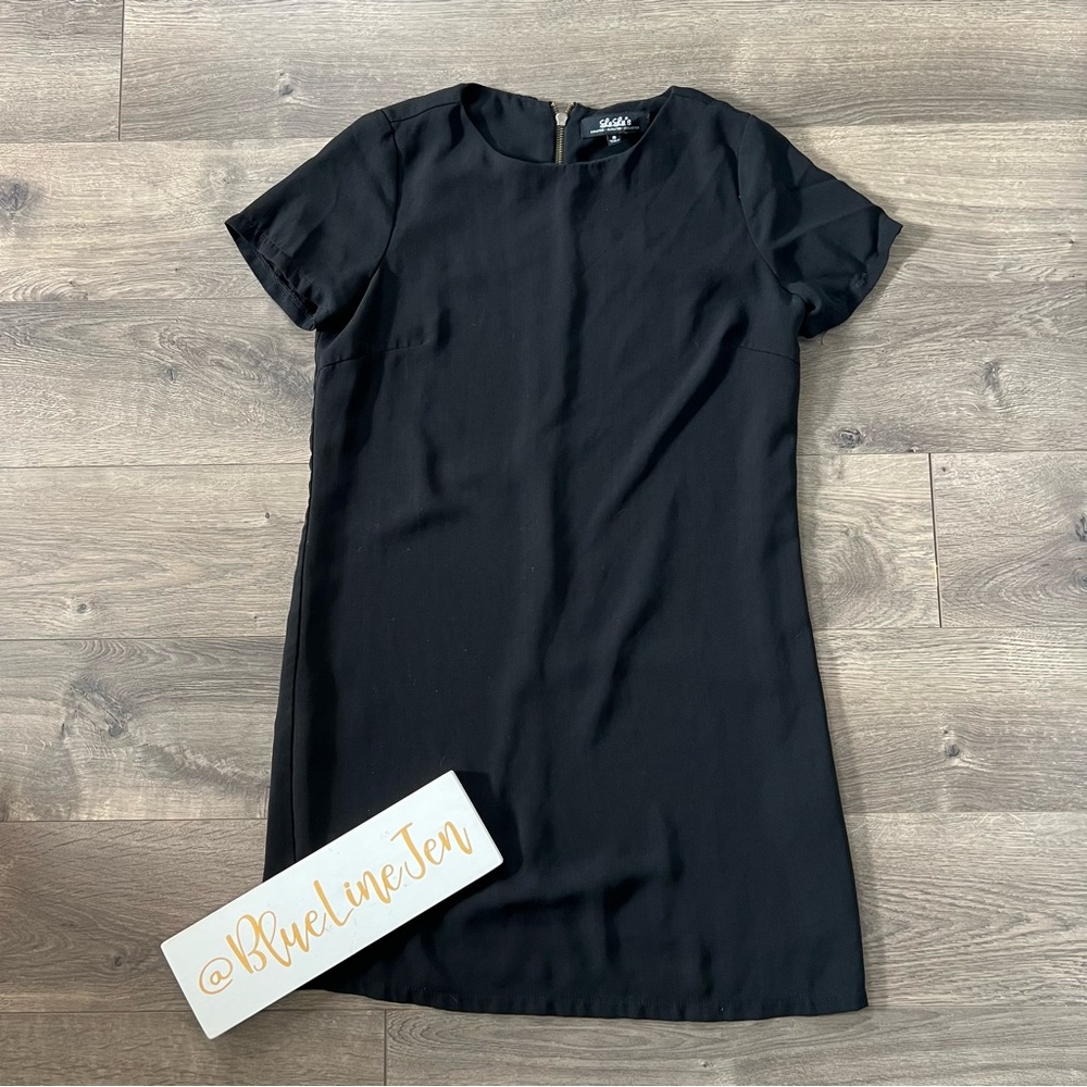 Lulu’s Shift and Shout Black Shift Dress